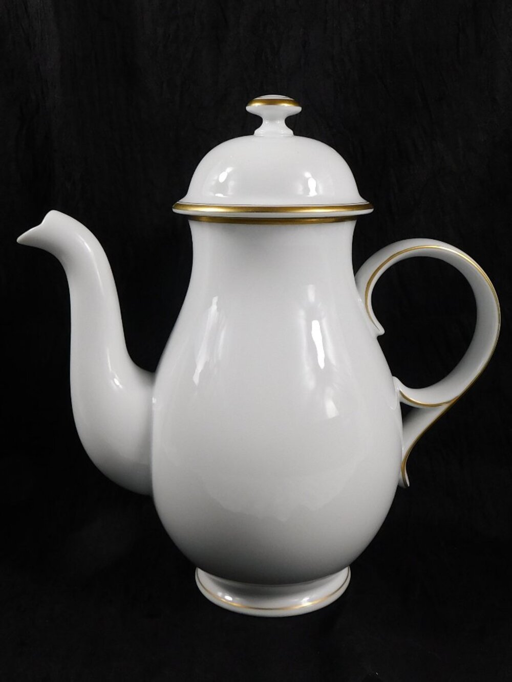 Dansk Monogram Gold Coffee Pot and Lid # 26962